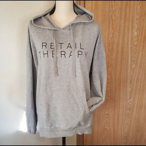 'RETAIL THERAPY' HOODIE XL